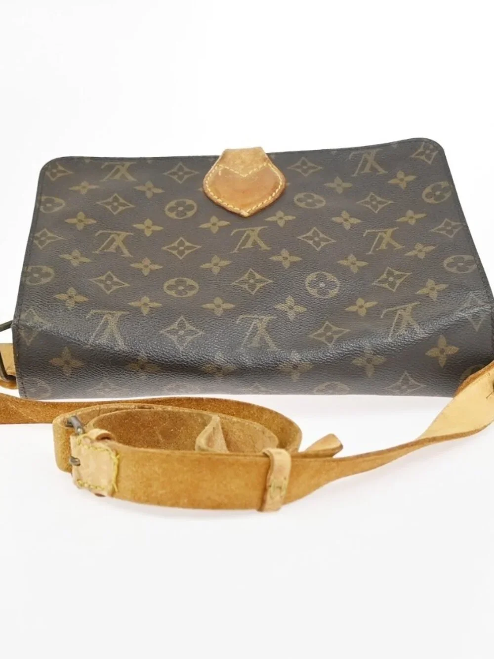 LOUIS VUITTON Cartouchiere GM Shoulder Bag Monogram Leather Brown M51252 64KC976 - Picture 5 of 16